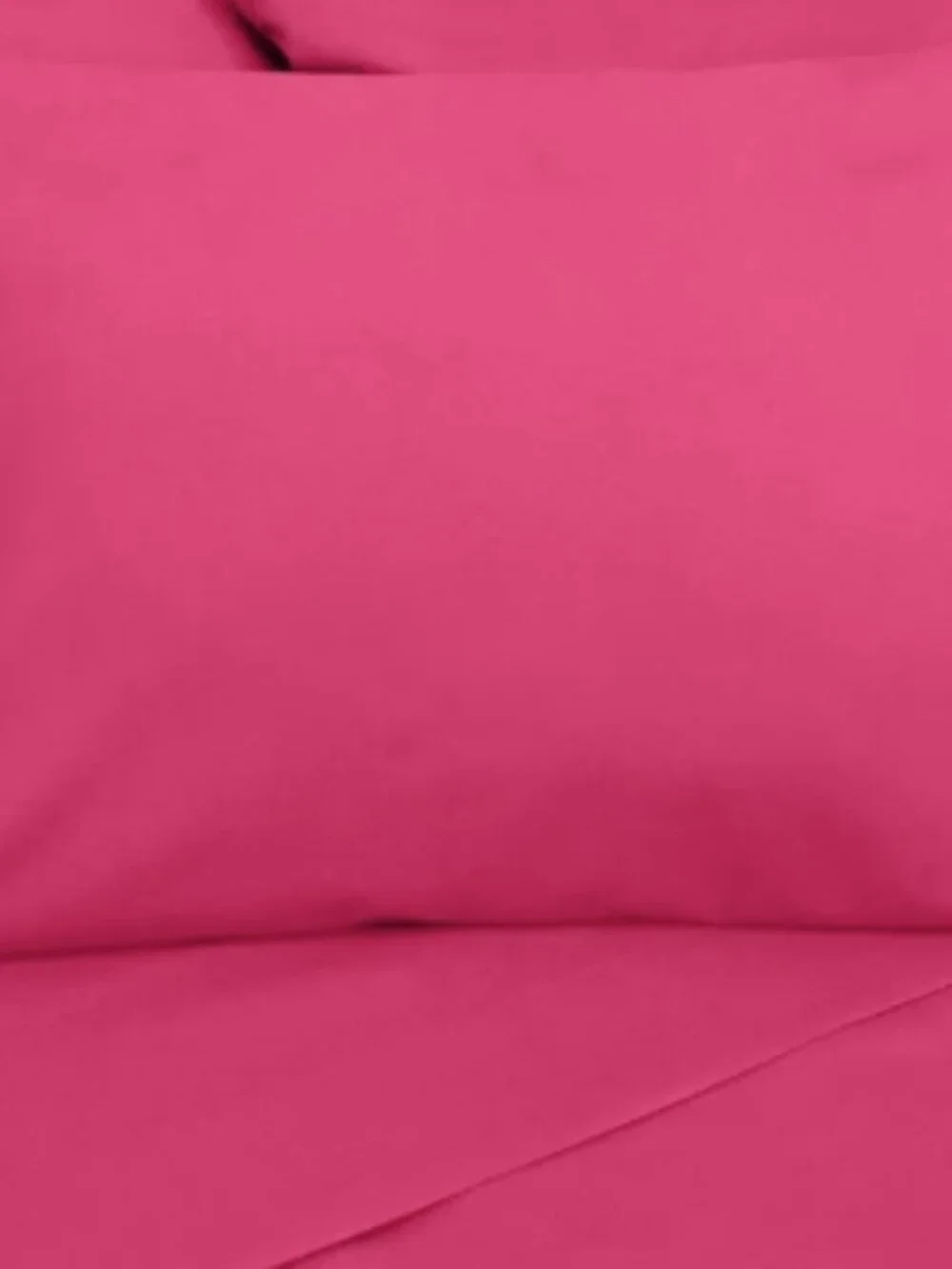 Two 4-Piece Soft Fuchsia Twin Bed Sheet Sets -Bed in a Bag Plus Extra Top Sheet